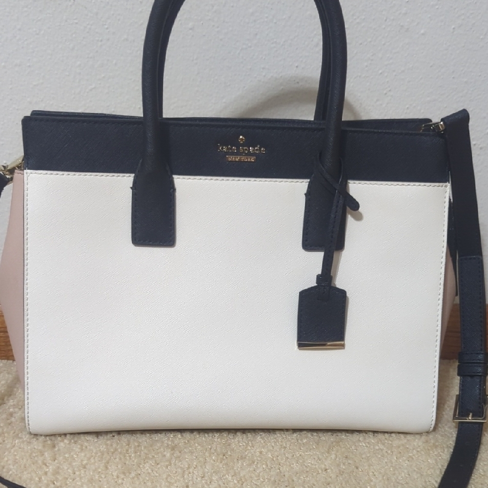 Kate Spade White and Black Women's Bag